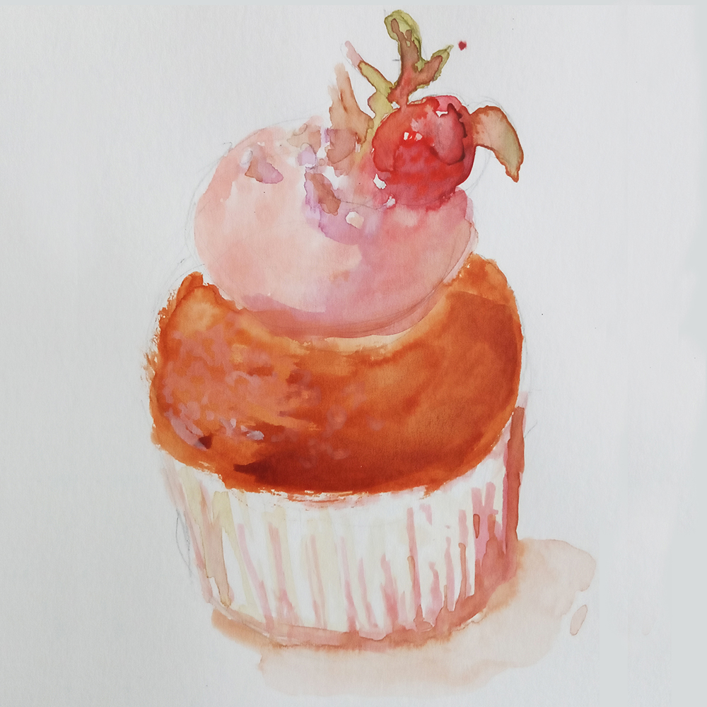 Cake - Aquarelle