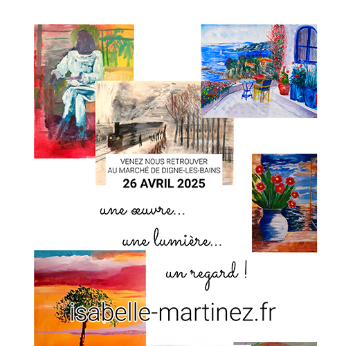 Affiche vente de tableau